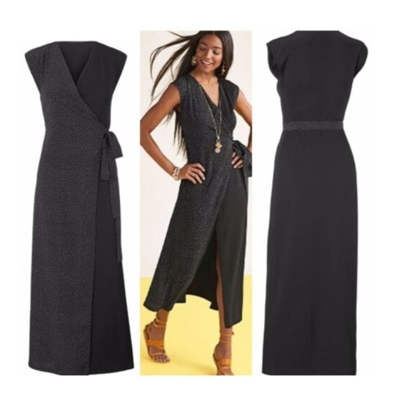 CAbi 5609 Limited Edition Disco Wrap Maxi Dress XSmall New In Bag - Picture 1 of 5